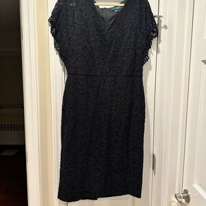 Elegant Black Lace Dress